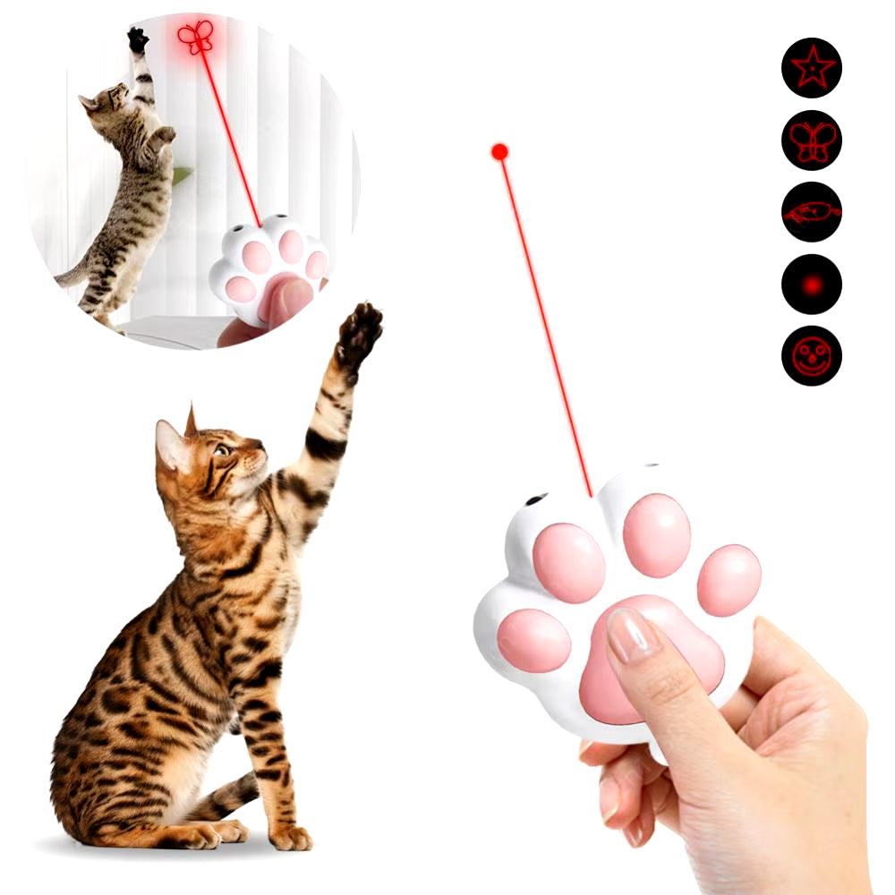 Interactive Cat Laser Toy – 5 Adjustable Modes