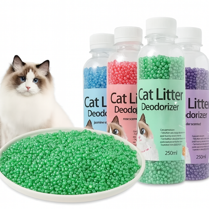 Aromatic Cat Litter Beads – Odor Absorbing 6 Flavors