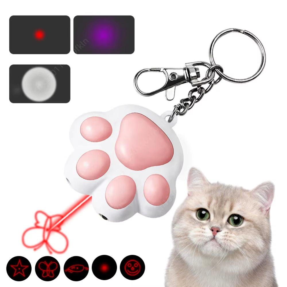 Interactive Cat Laser Toy – 5 Adjustable Modes