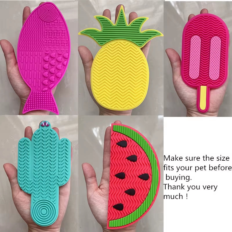 Silicone Lick Dog Mat Suction Feeder for Small Pets