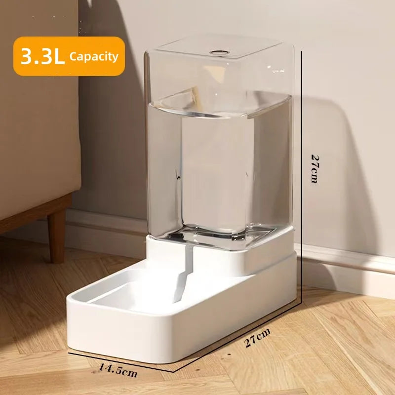 Gravity Pet Feeder – Food & Water Dispenser Combo