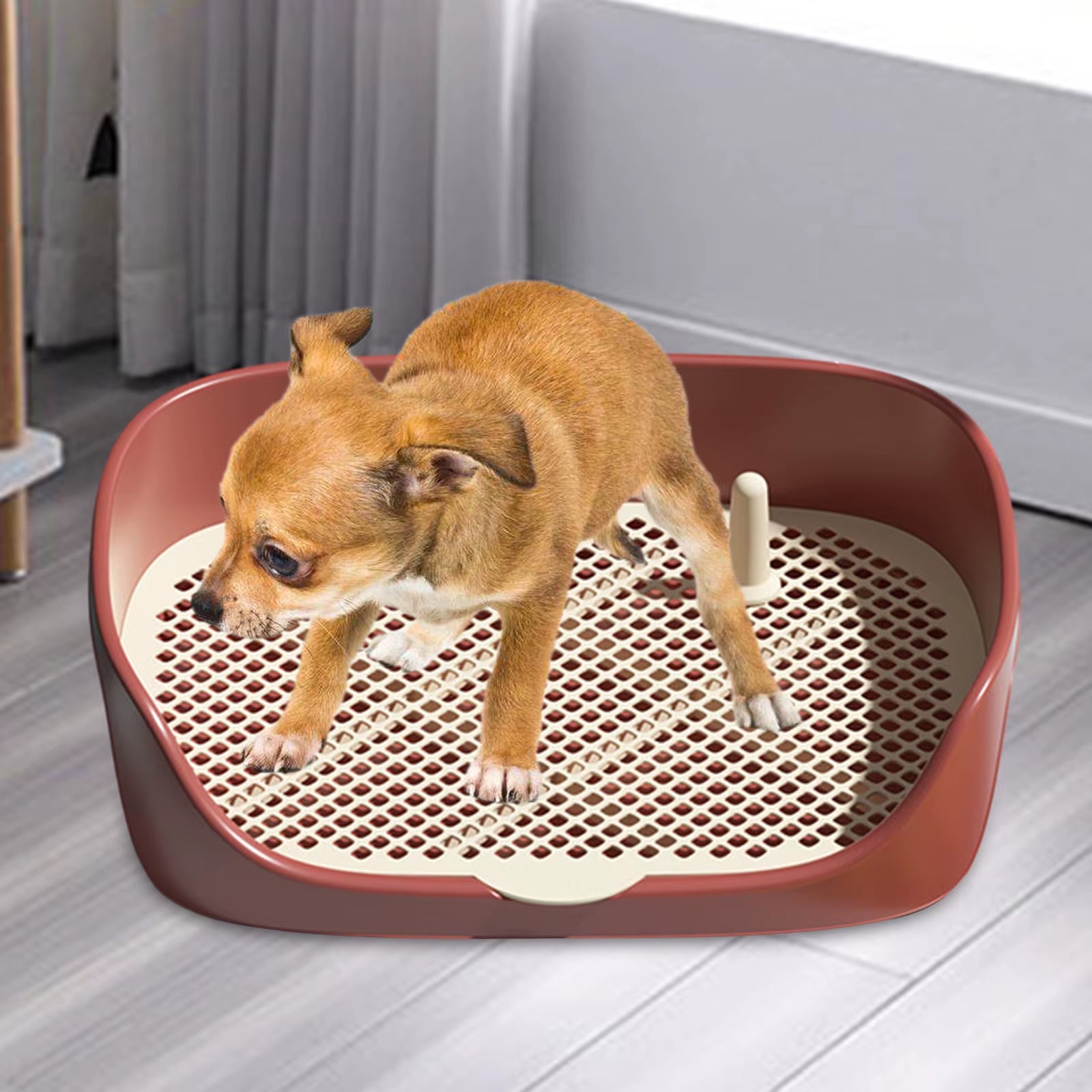 Portable Dog Potty Trainer – Anti-Splash Toilet for Pets