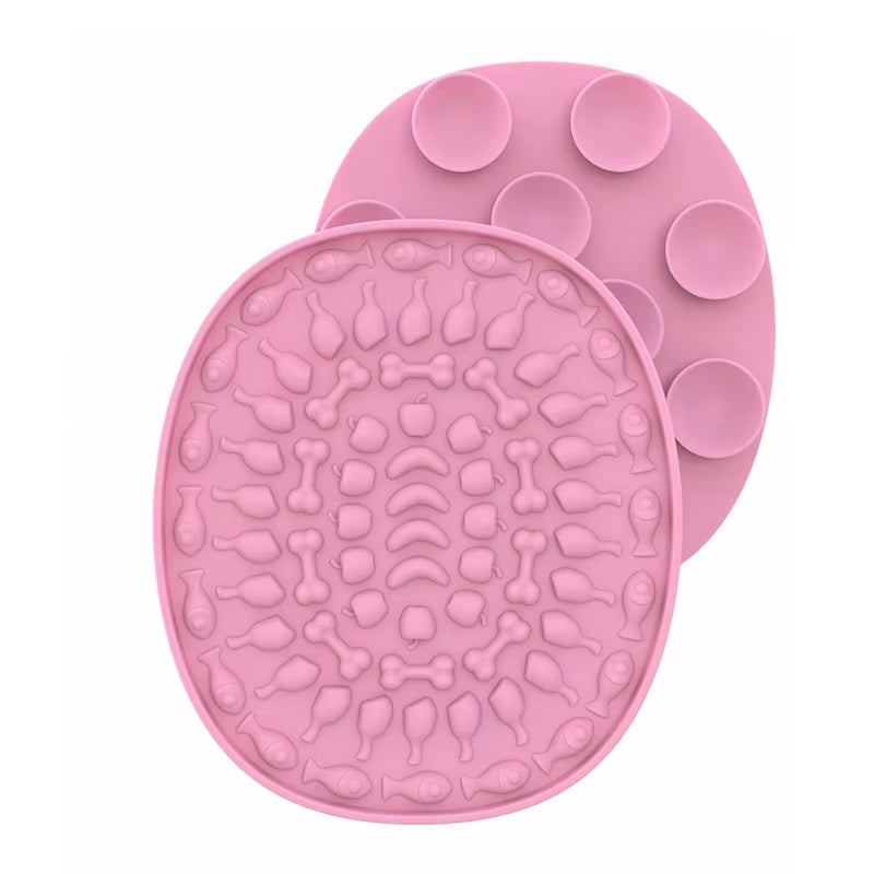 Silicone Lick Dog Mat Suction Feeder for Small Pets