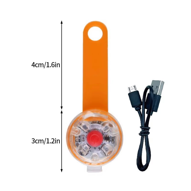 Pet Safety LED Pendant  USB Dog Collar Accessory