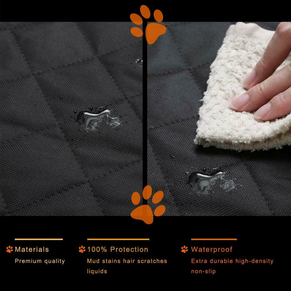 Premium Dog Car Seat Cover Hammock Nonslip Protector Mat Waterproof Dog/Cat Back