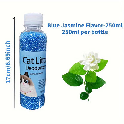 Deodor Bead for Cats Toilet Absorb Deodorant Beads for Cat Litter Box 6 Flavors Aromatic Litter Cat Pet Cleaning Supplie