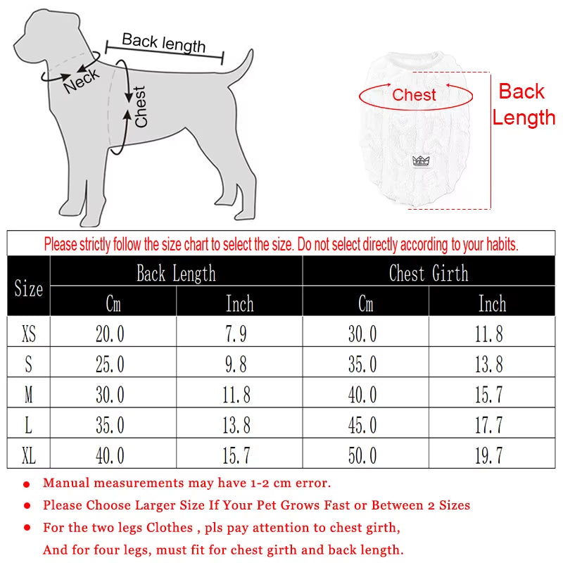 Cozy Dog Coat Autumn Winter Jacket for Pets