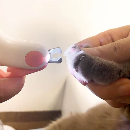 LED Pet Nail Clipper – Safe & Precise Cat Grooming Tool & Pets