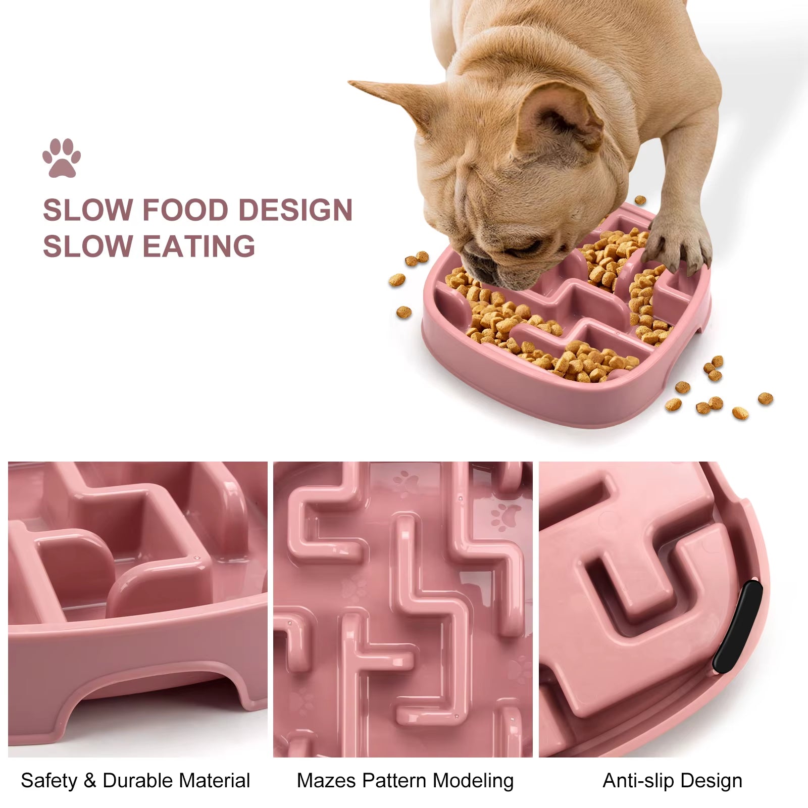 SlowPaws Anti-Choke Feeder Bowl