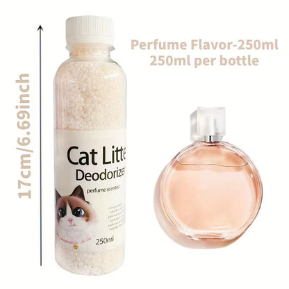 Deodor Bead for Cats Toilet Absorb Deodorant Beads for Cat Litter Box 6 Flavors Aromatic Litter Cat Pet Cleaning Supplie