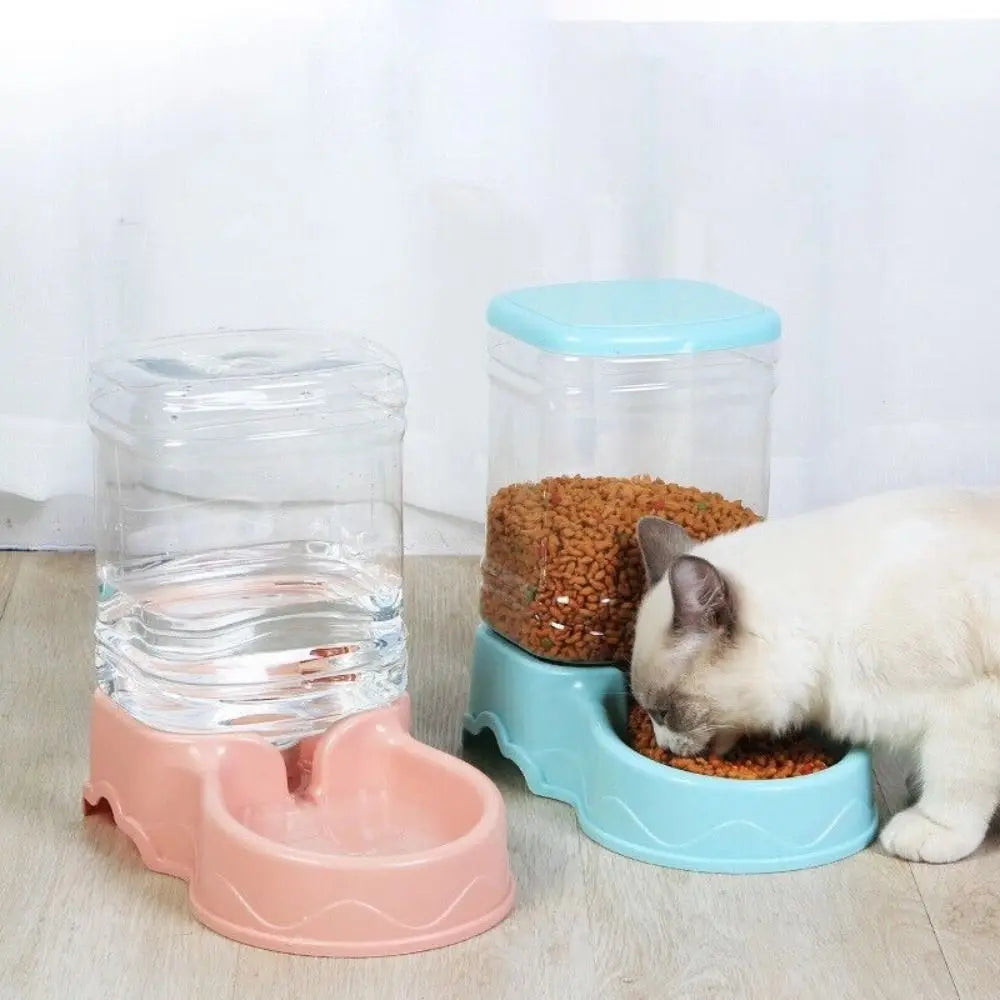 All Day Feeder 3.8L Automatic Cat Food & Water Bowl for Large Pets