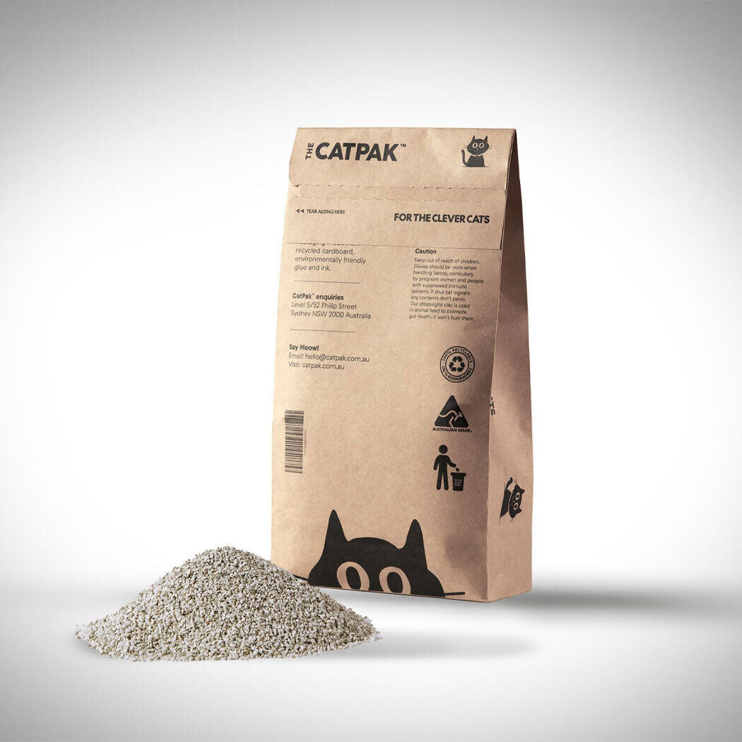 Portable Cat Litter Box  2x 3L Biodegradable Litter