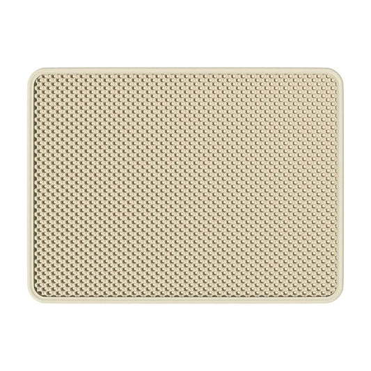 Cat Litter Mat Double Layer Waterproof Urine Proof Trapping Mat Easy to Clean Non-Slip Toilet Pad Cat Scratch Pad Large Foot Pa
