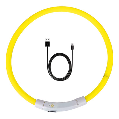 GlowPaw USB Rechargeable LED Dog Safety Collar for Pets