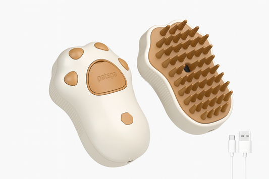Steam Spray Electric Pet Comb Massager & Groomer